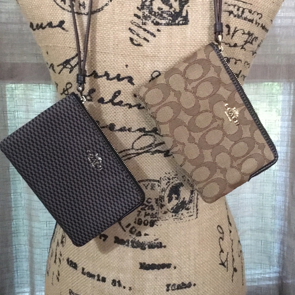 Authentic Coach Both Wristlets